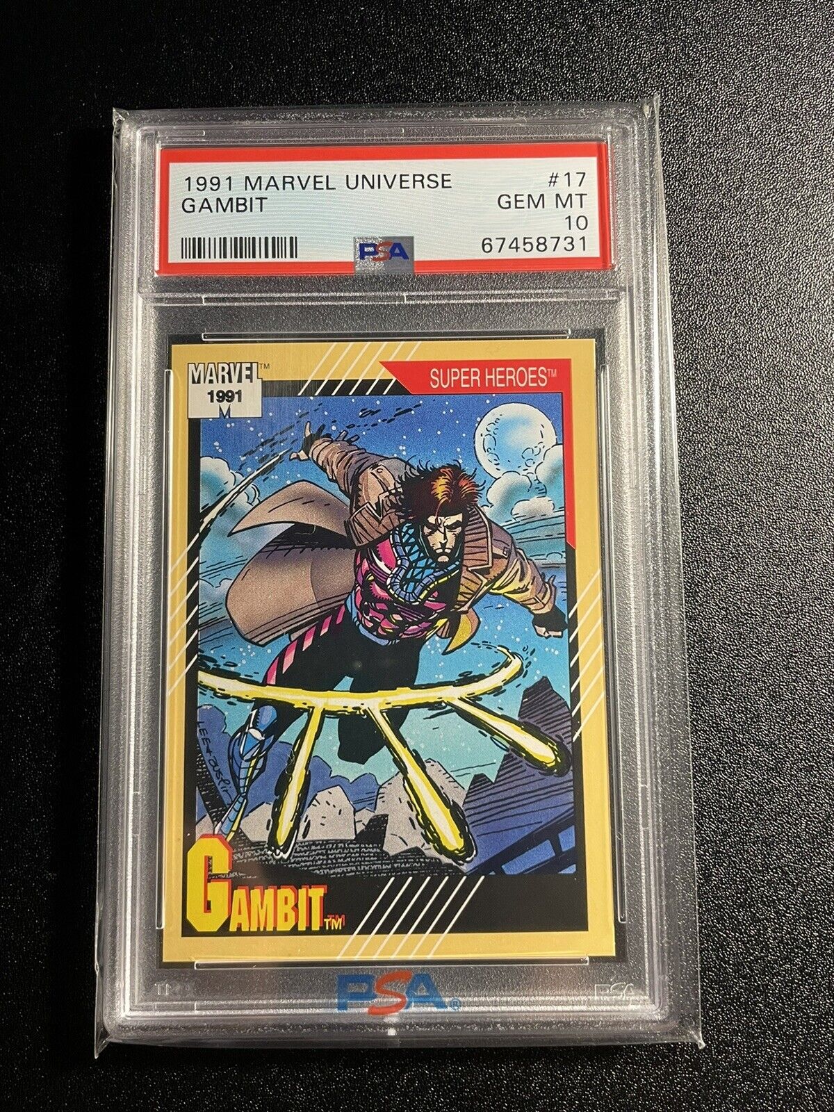 1991 Marvel Universe Gambit #17 PSA 10 GEM MINT Low Pop