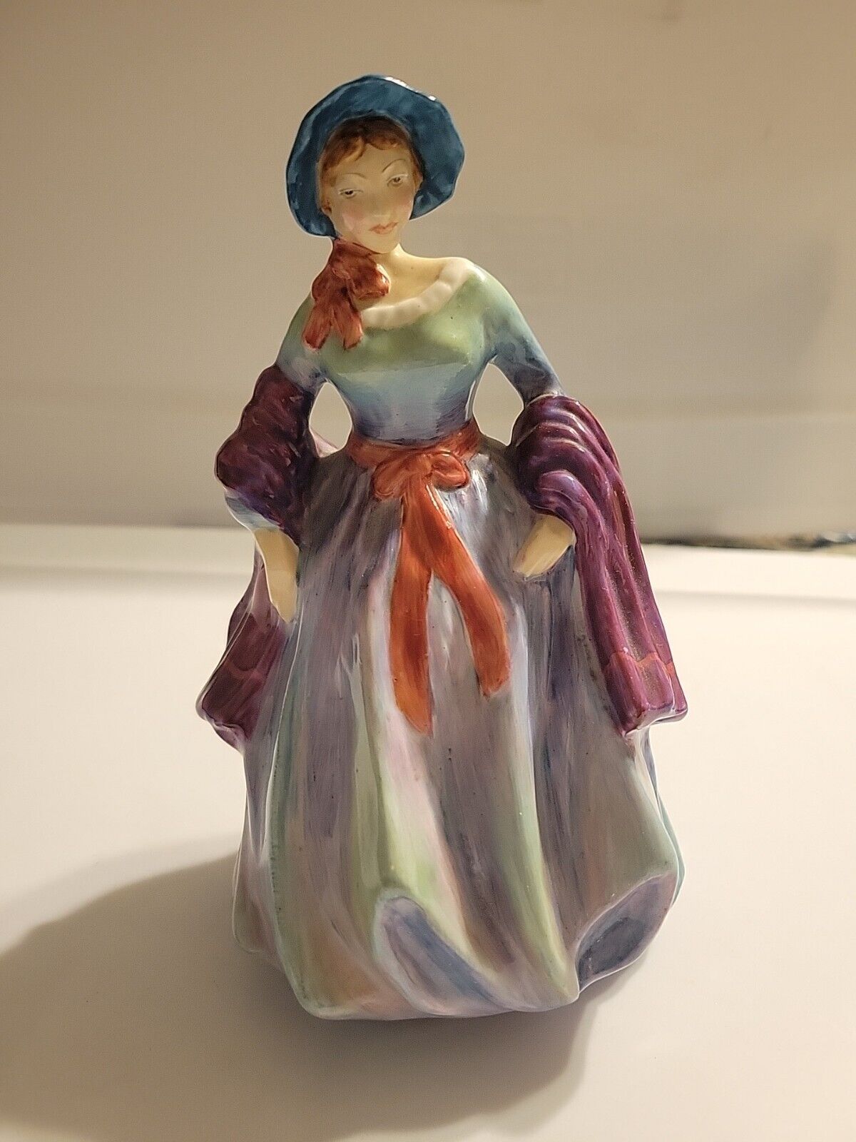 Royal Darwood Doris Colorful Lady Figurine England Bone China Antique