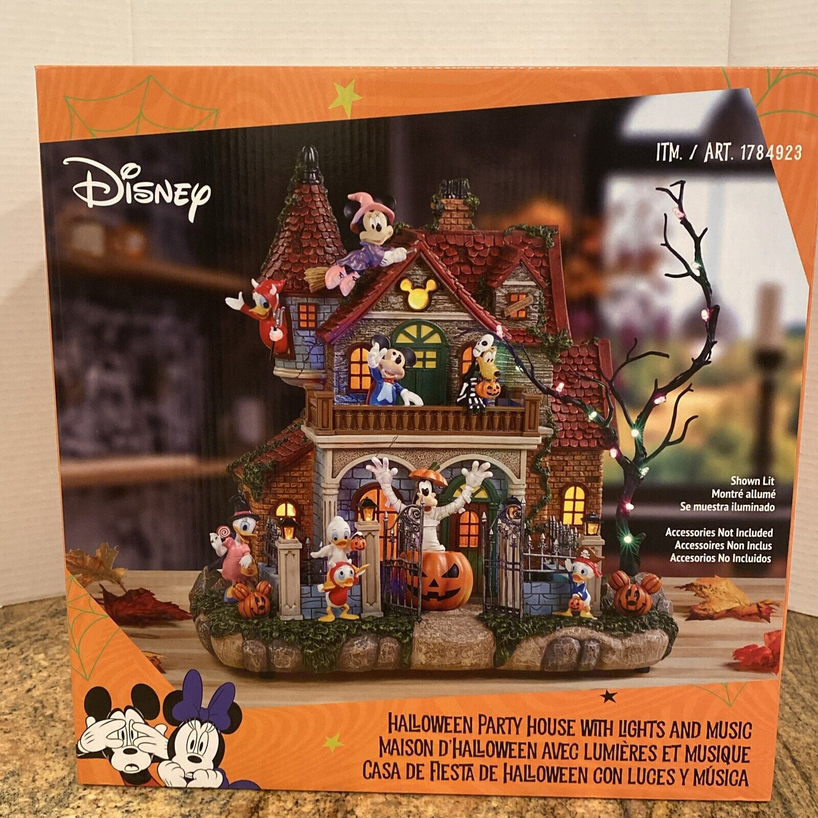 Disney Halloween Party House With Lights And Music Mickey Mouse Costco New