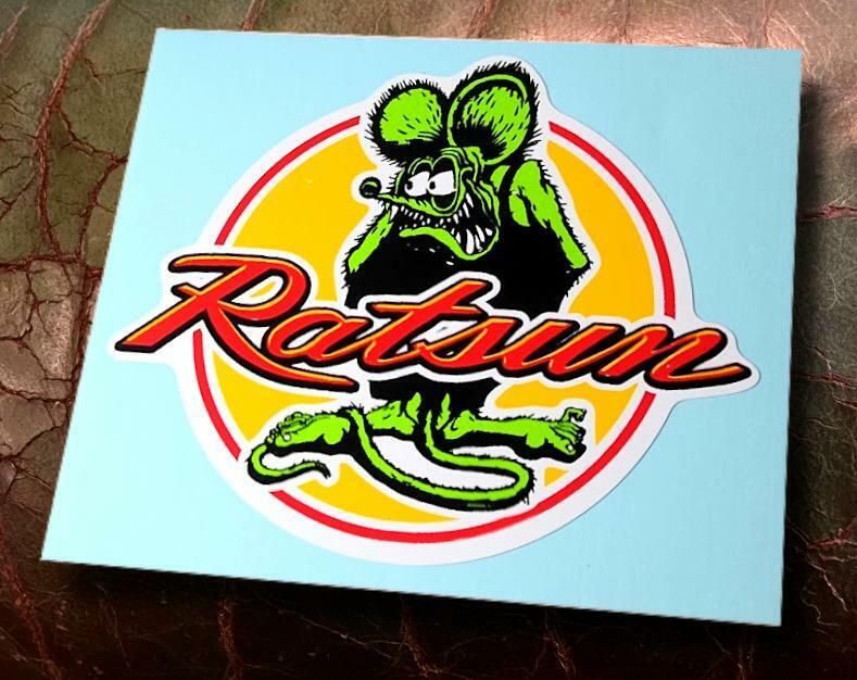 RATSUN • Custom Ratfink Style Sticker • Decal • Datsun 510 • 240Z
