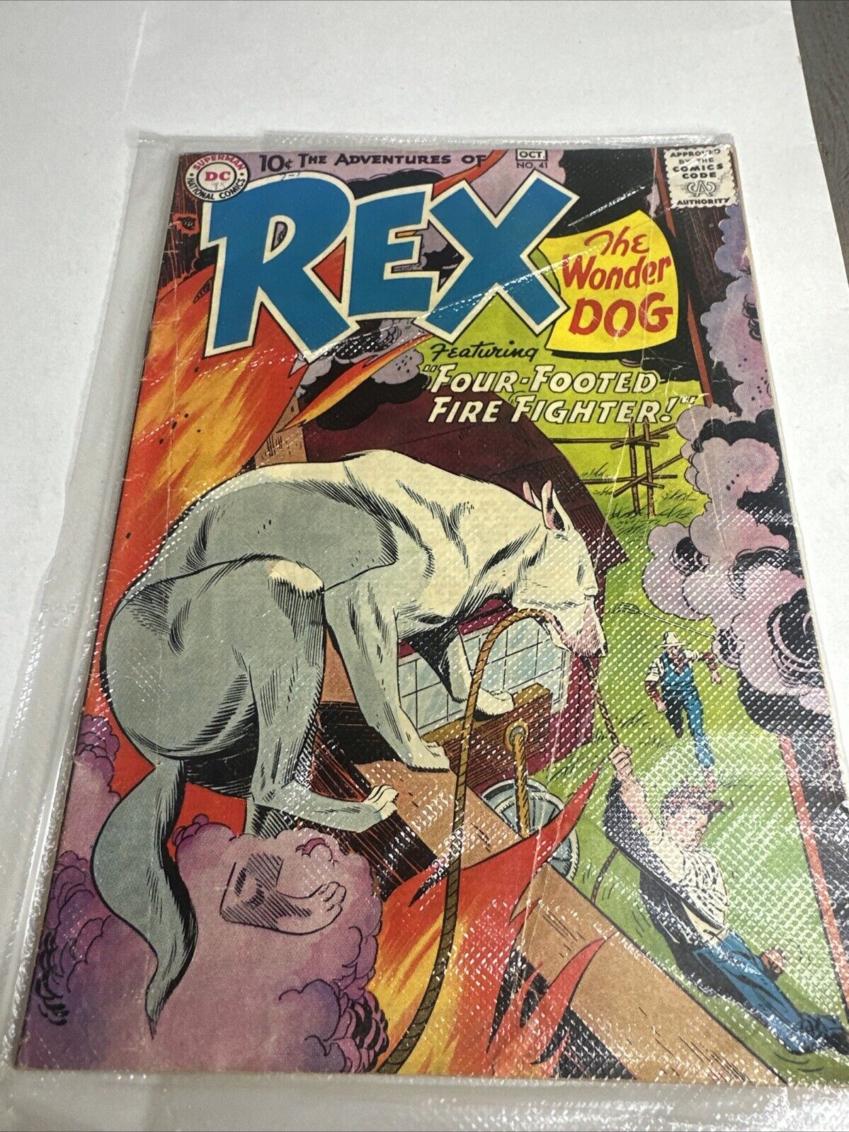 Very Rare 1958 Adventures Of Rex The Wonder Dog #41