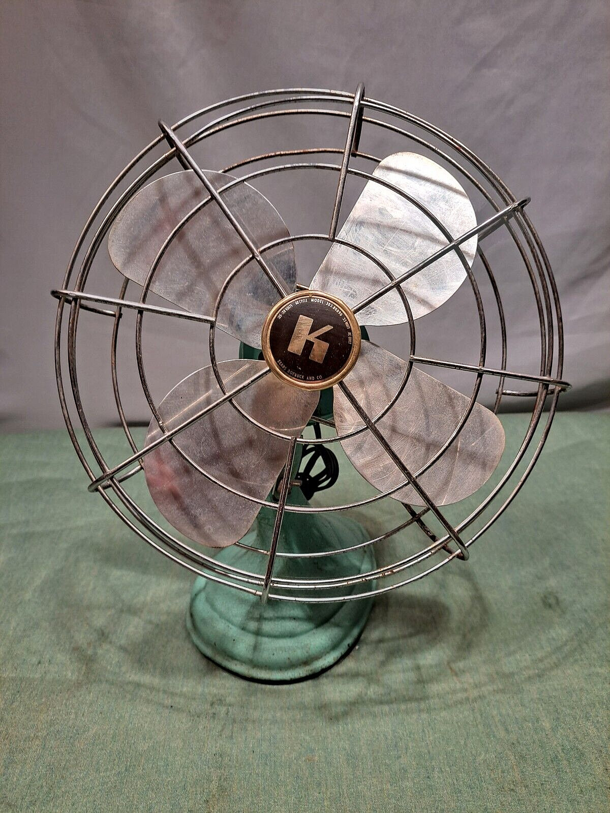 Vintage Sears Kenmore Oscillating Electric Fan