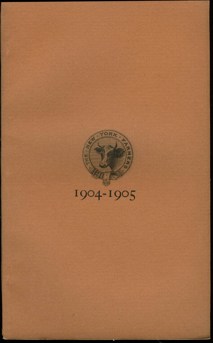 Proceedings of the New York Farmer 1904-1905: Nitrifying Bacteria; The Pig