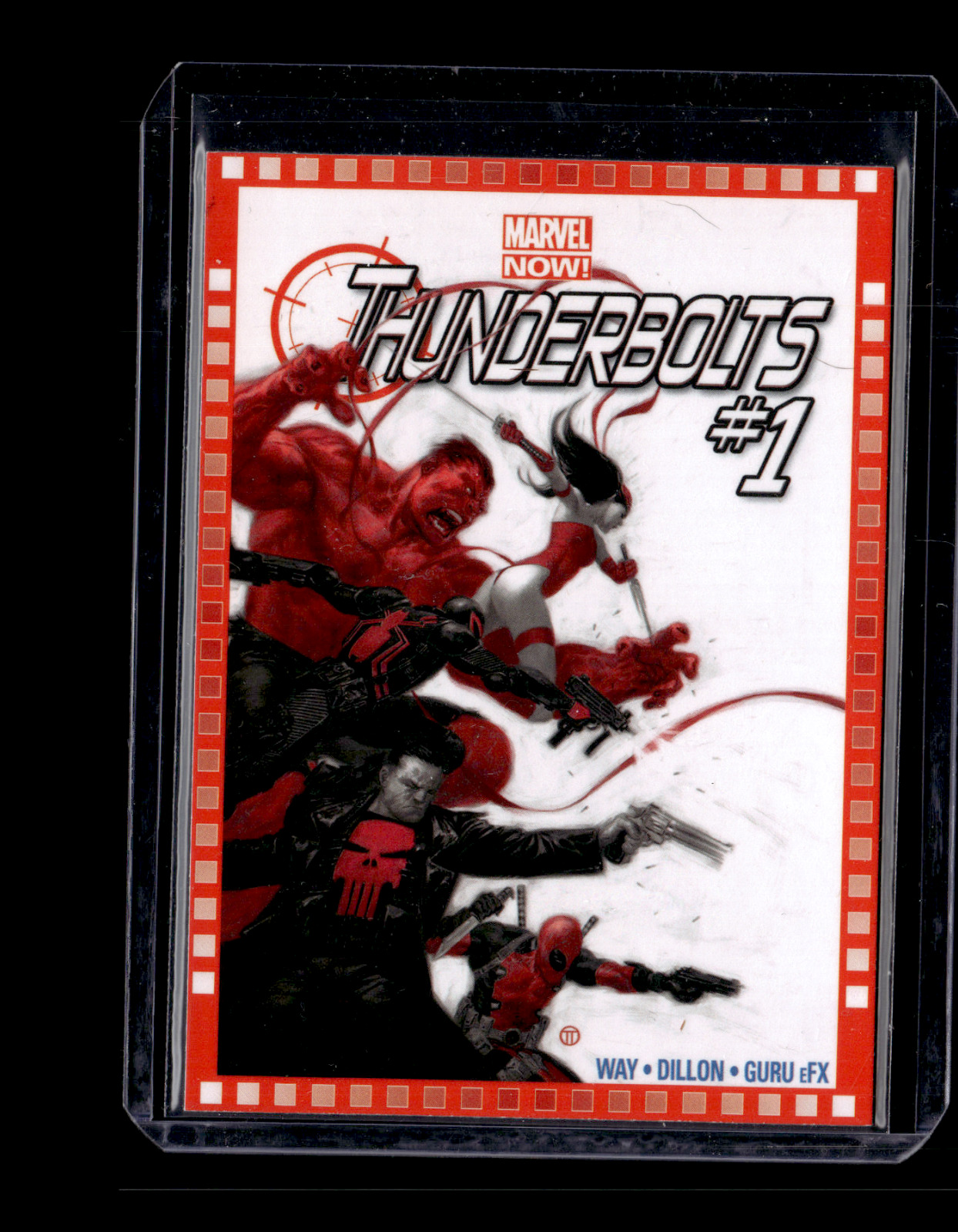 2013 Upper Deck Marvel Now Cutting Edge Covers #116 Thunderbolts #1