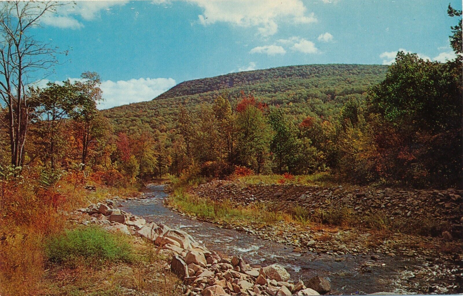 Big Pocono Camelback Mountain at Tannersville, Pennsylvania vintage unposted
