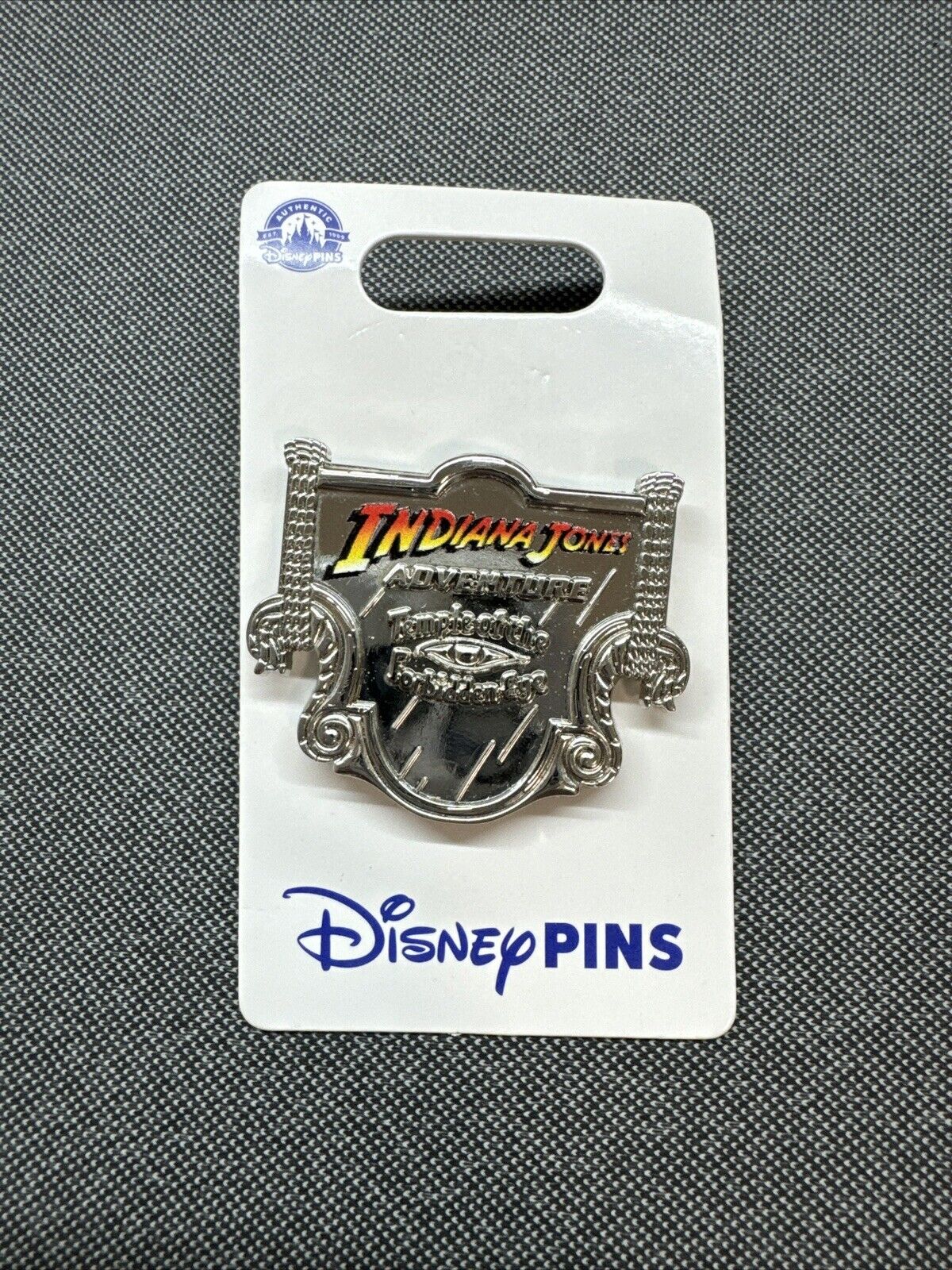 Disney Parks goofy as Indiana Jones on the run Pin Indiana jones attraction pin