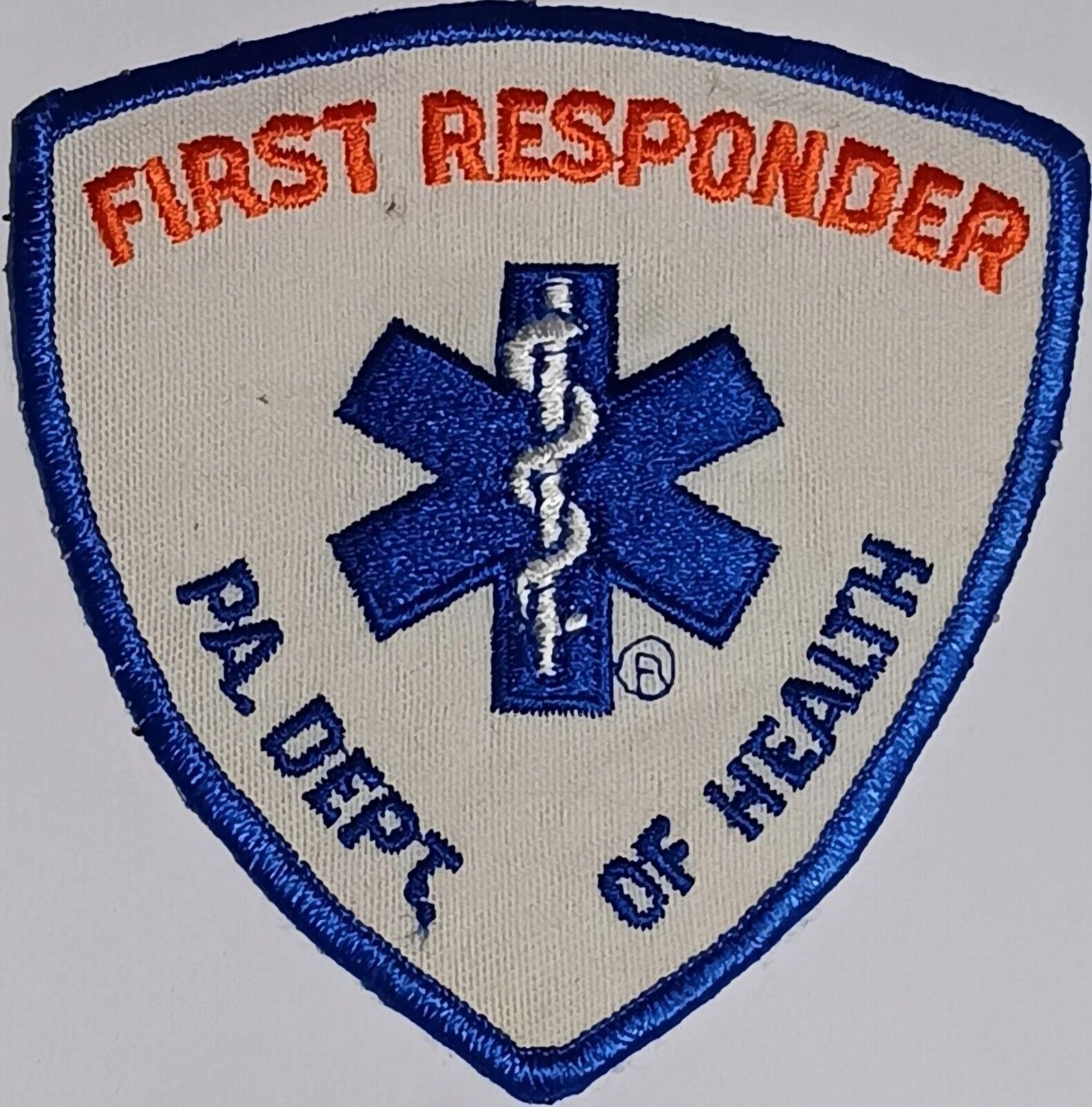 Pennsylvania First Responder PA Dept Health EMS EMT Patch I6