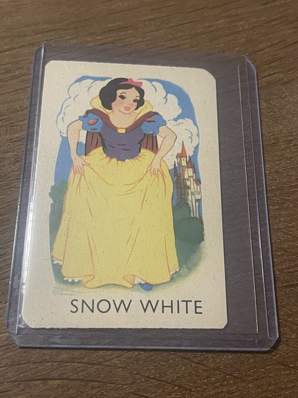 Authentic Vintage Walt Disney Disneyland Snap Snow White Card RARE DISNEYANA