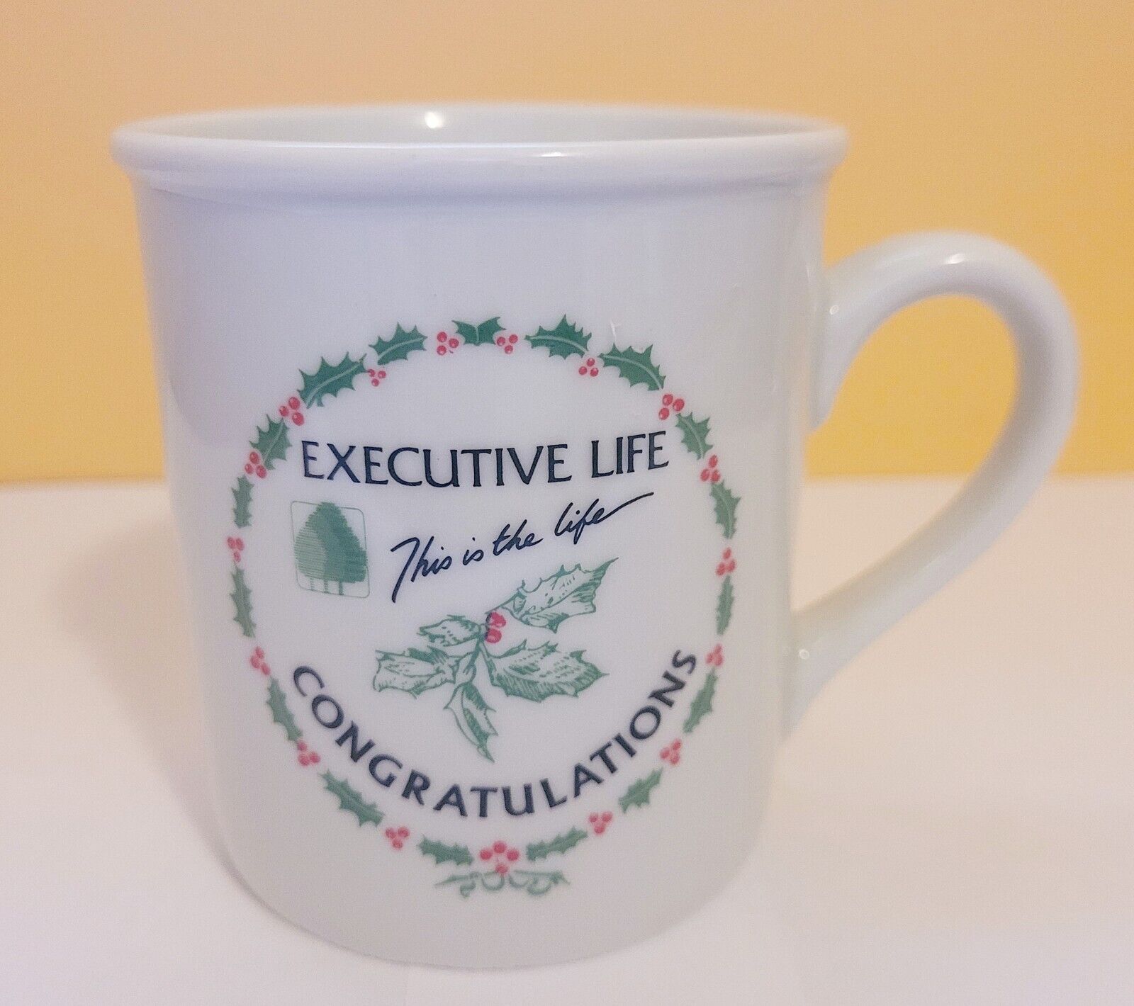 Executive Life This is the Life Christmas Coffee Cup Mug Life Insurance Free Shp