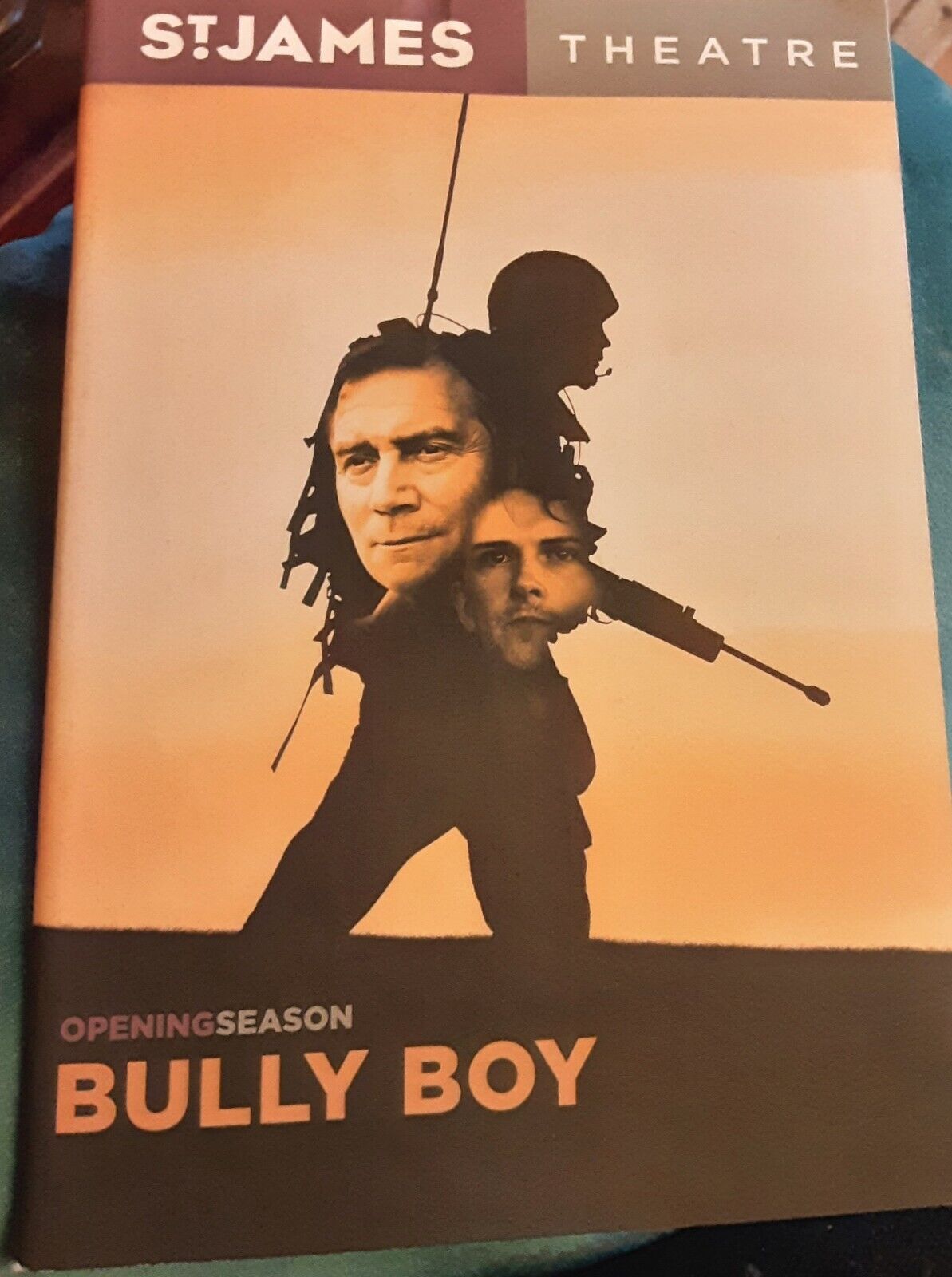 Bully Boy Theatre Programme Signed By Anthony Andrews
