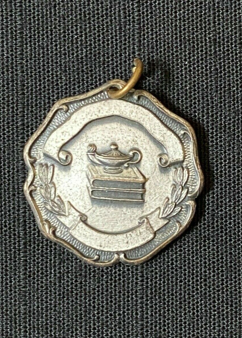 Lamp Of Knowledge Literary Contest 2nd Place Medal VINTAGE