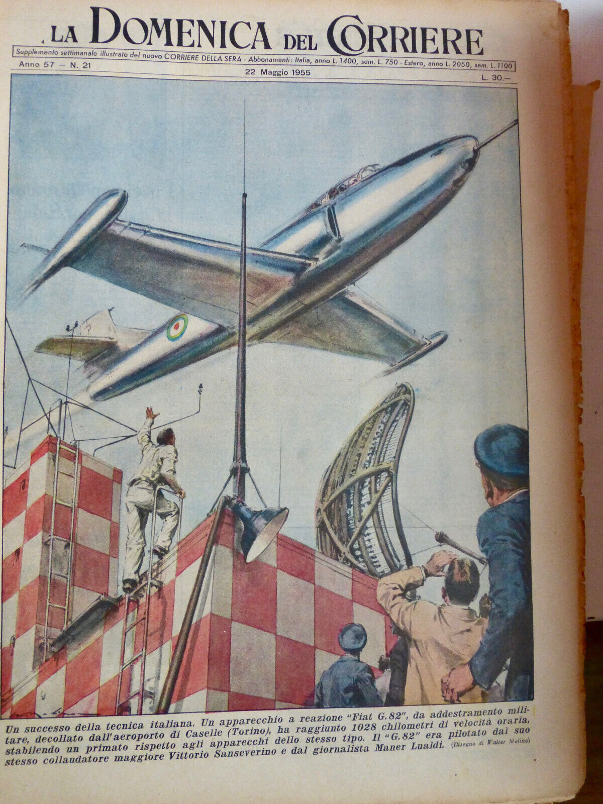 1872 1947 AVIATOR AIRCRAFT ITALY AVIATORE DI AERO ITALIA 16 OLD NEWSPAPERS