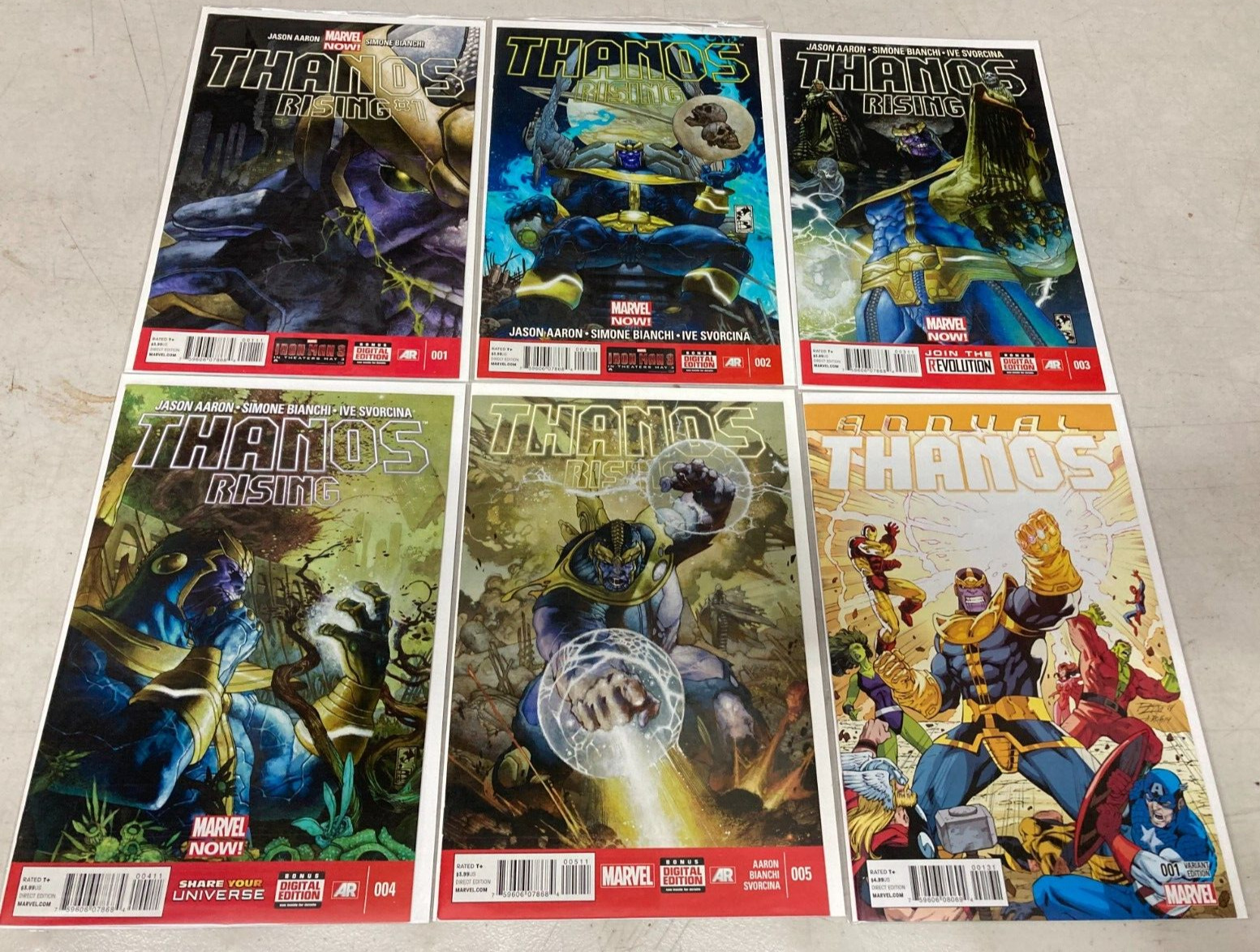Thanos Rising (2013) 1-5 Complete Series Plus Annual (Comic Lot)