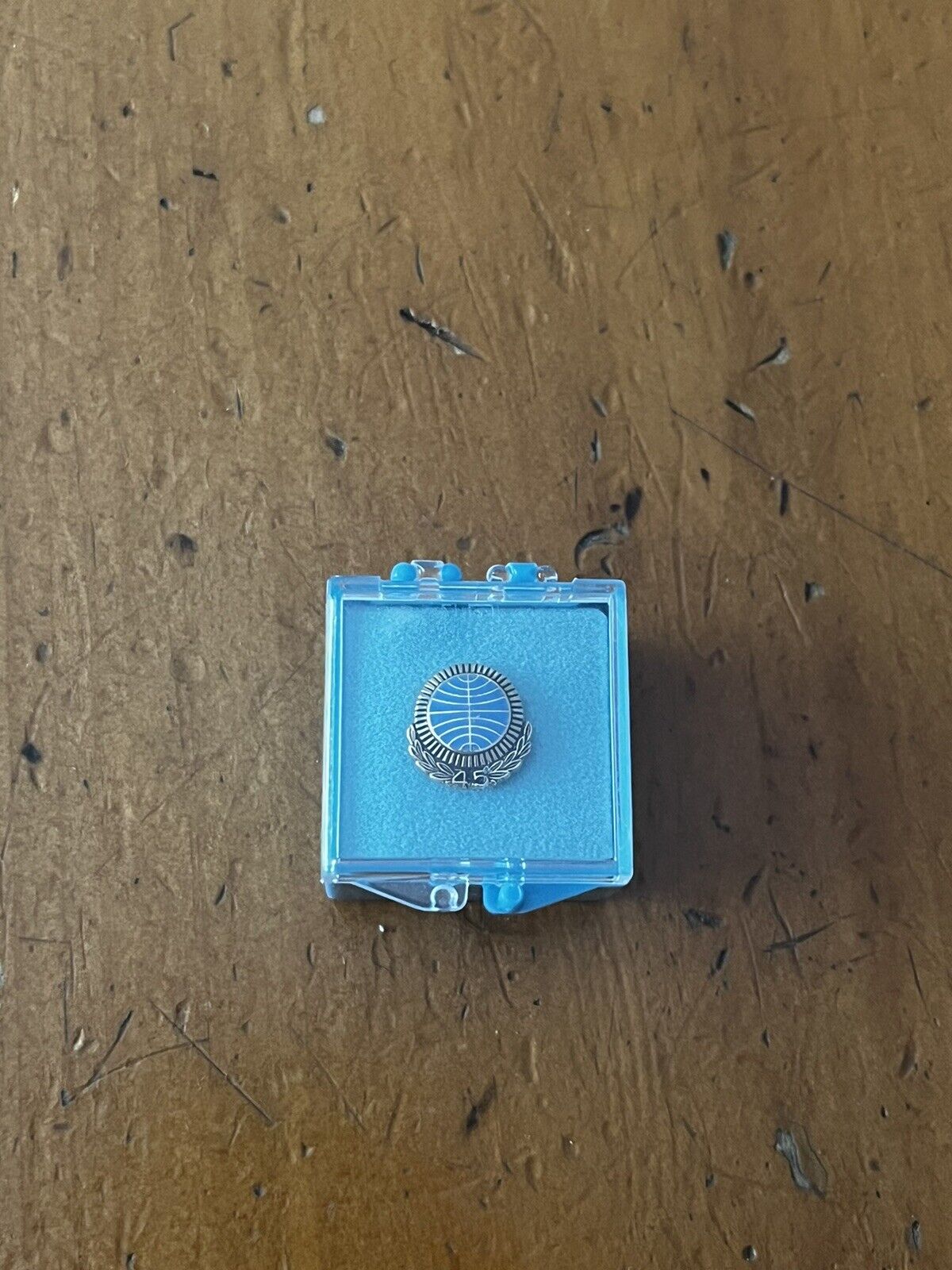 45 Year Pan AM Service Pins Original Packaging
