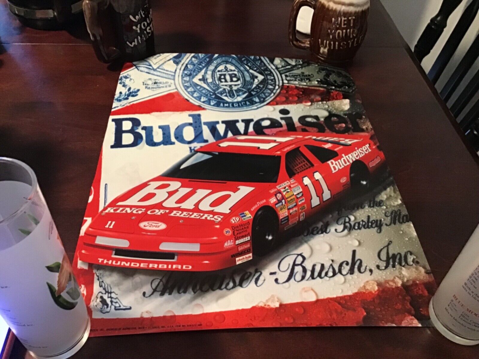 1990 Budweiser Beer Poster