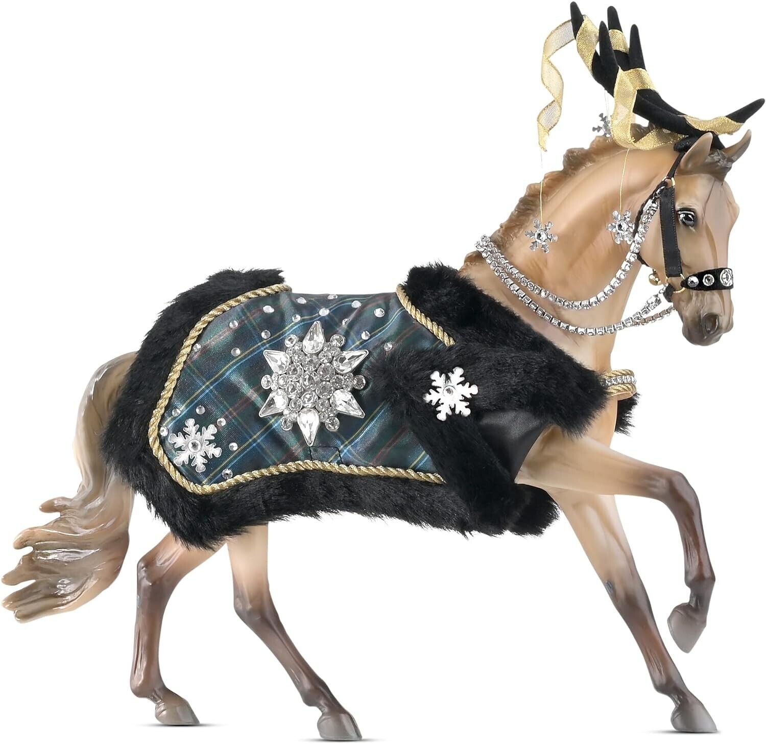 BREYER HIGHLANDER 2023 HOLIDAY CHRISTMAS HORSE TRADITIONAL WARMBLOOD BUCKSKIN