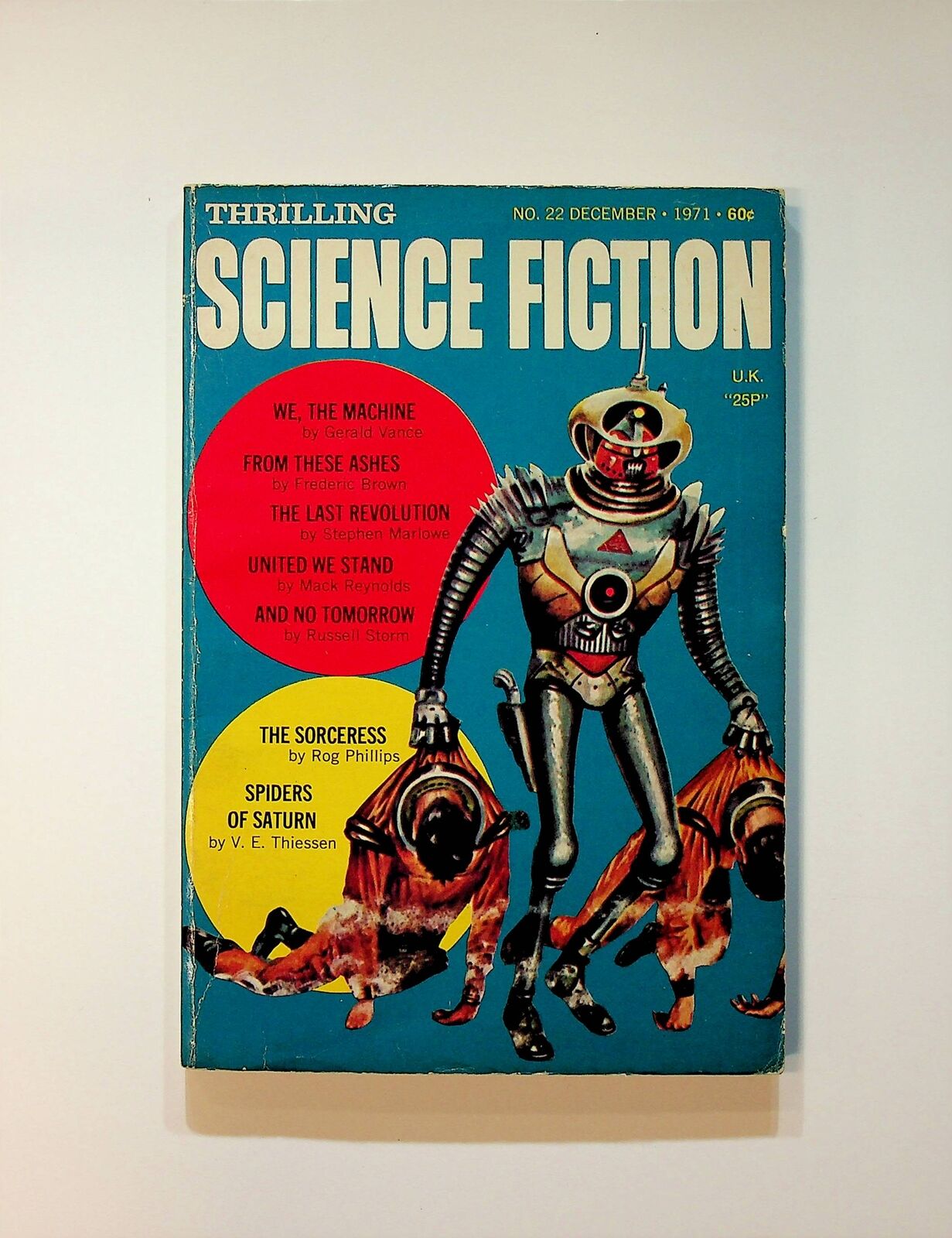 Thrilling Science Fiction Pulp #22 FN 1971