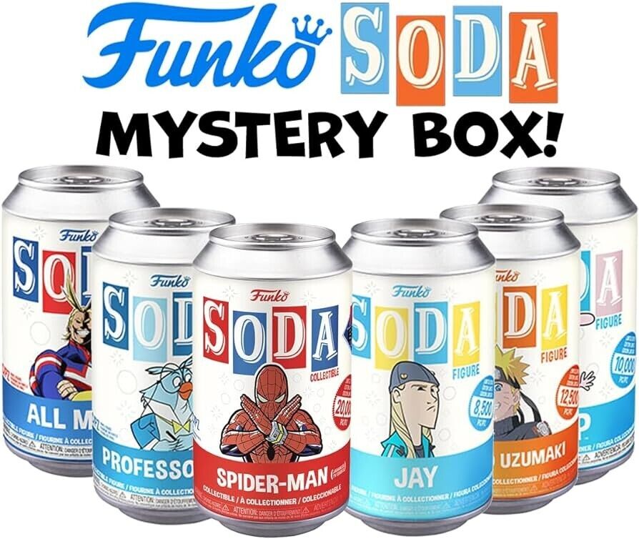 3X Funko Soda Disney's characters randomly selected