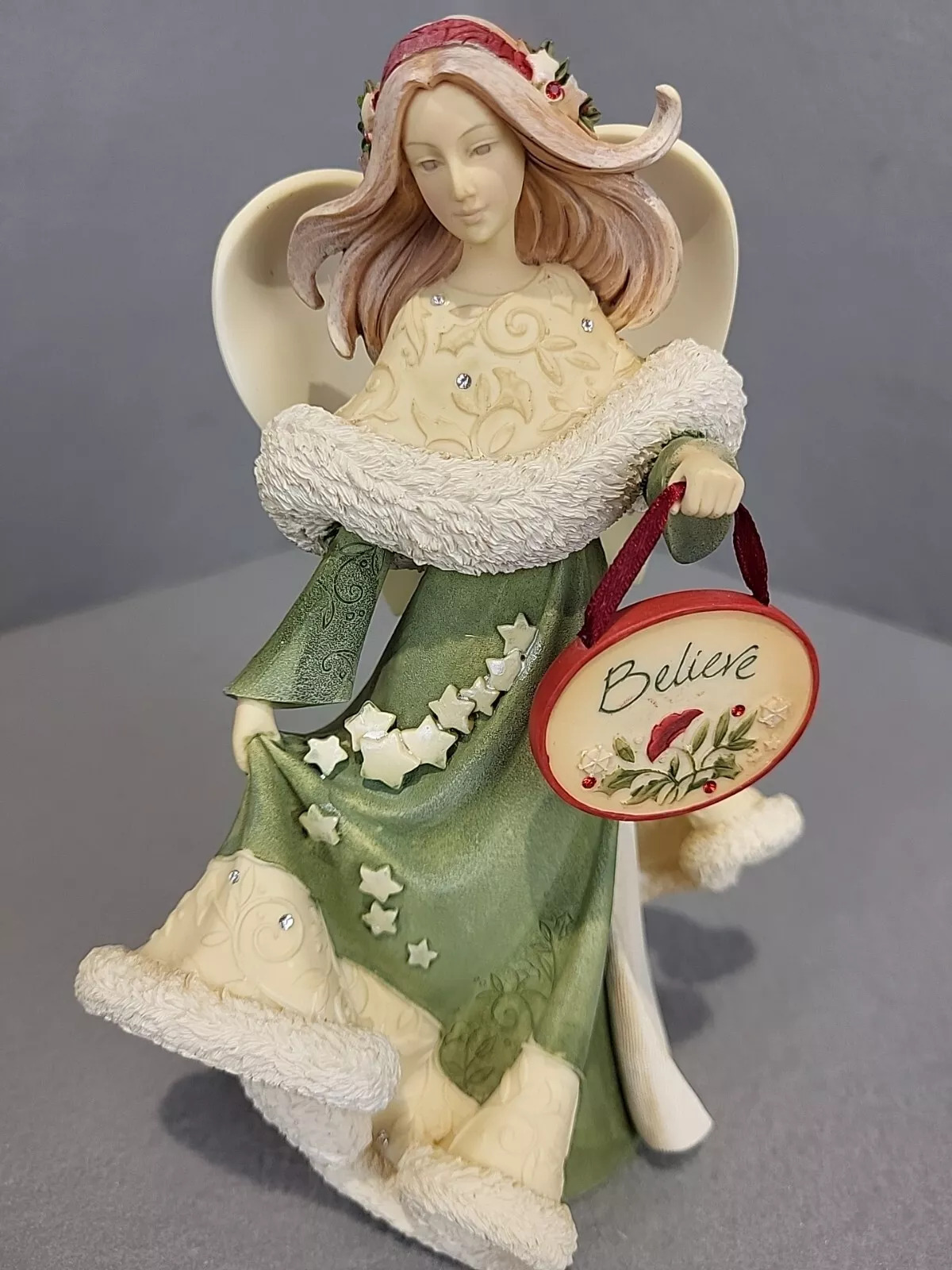  Enesco The Heart Of Christmas Angel With Stars 