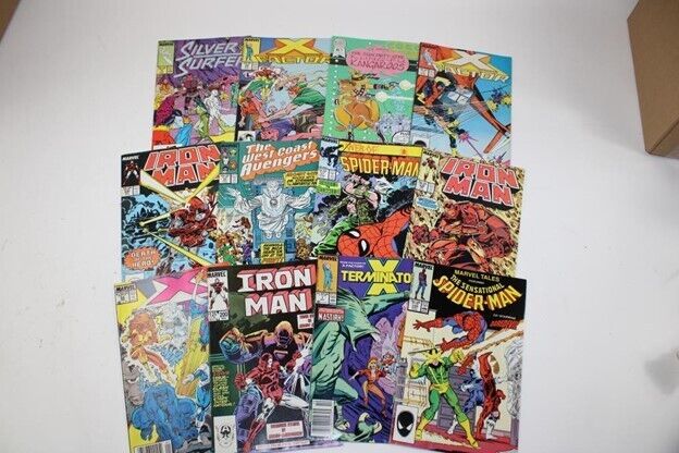 LOT OF (25) COMIC BOOKS. SOME SILVER AGE MAINLY MARVEL & DC  