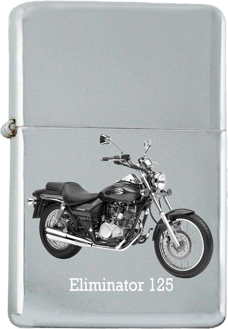 Sturm Lighter with Engraving: Motorradmarke Kawasaki - Lighter