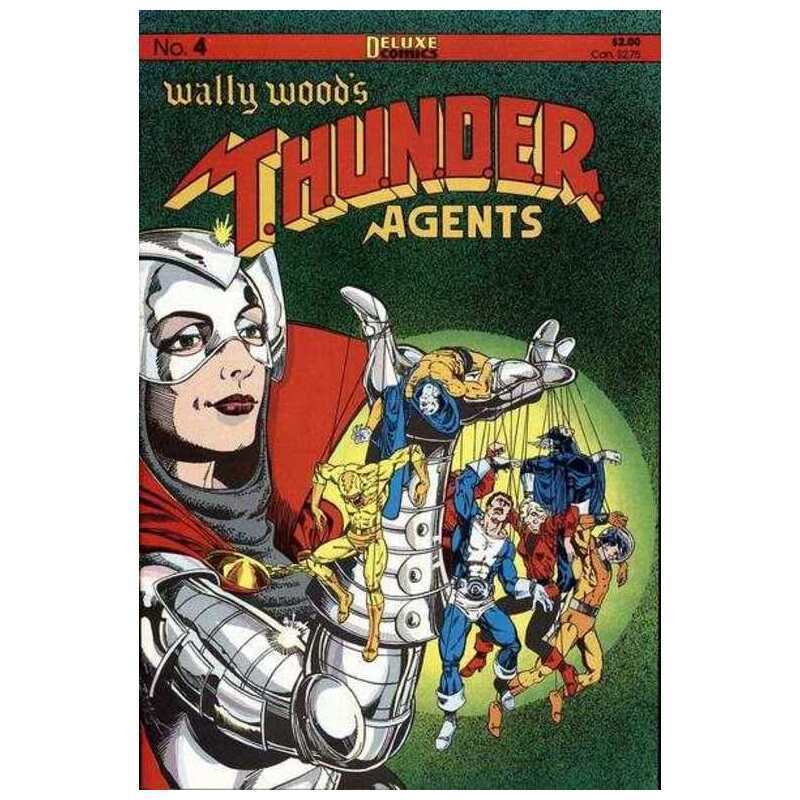 Wally Wood's T.H.U.N.D.E.R. Agents #4 in Near Mint condition. Deluxe comics [l@
