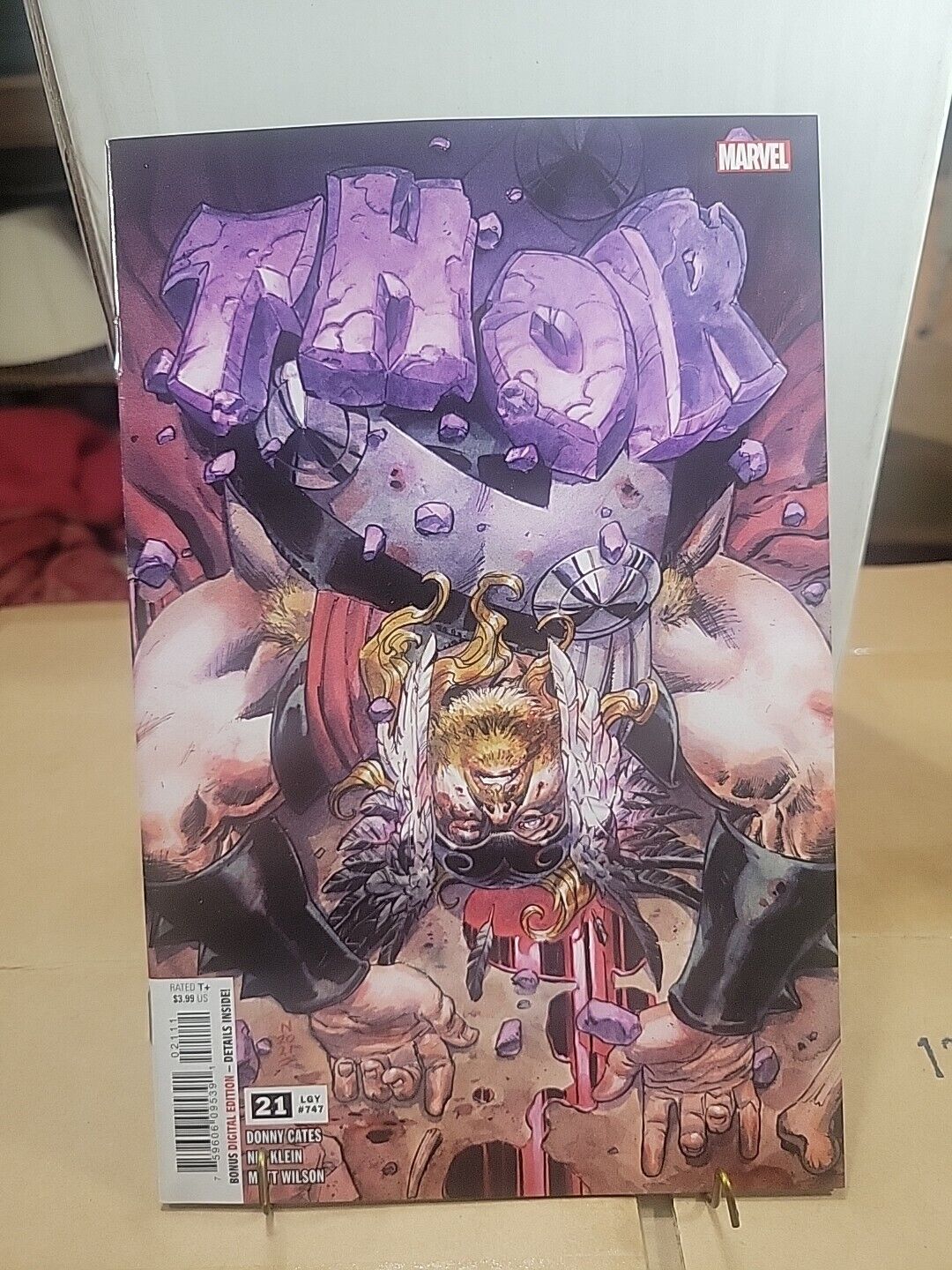Thor #21 Cover A Cates 1st FULL Appearance God of Hammers Marvel 2022 KLEIN KEY