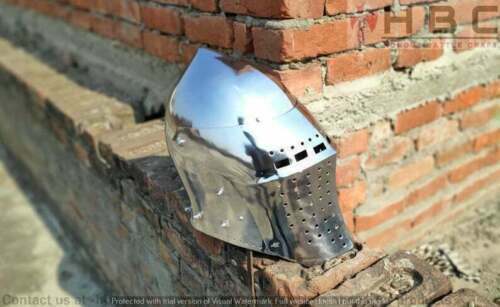 Medieval Griffin Bascinet Helmet Custom SCA HNB 18 Gauge Steel Cosplay Christmas