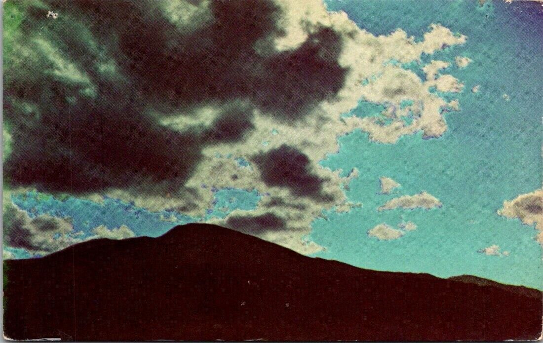 Beautiful Cloud Formation, White Mountains, NH postcard