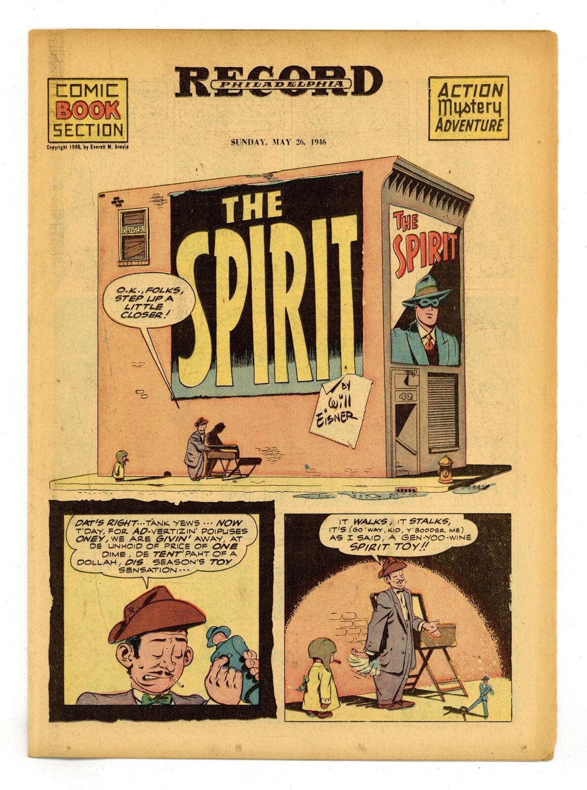 Spirit Weekly Newspaper Comic May 26 1946 VG 4.0
