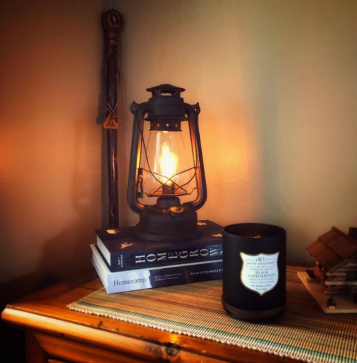 Rustic Cabin Lantern Lamp-dimmable Lamp- Vintage Muskoka Lifestyle USA