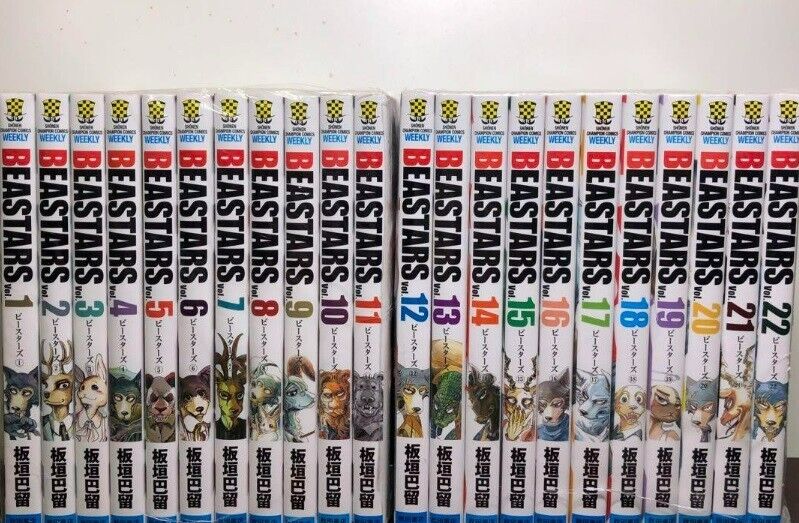 BEASTARS Vol.1-22 Edition Comic Manga Lot Books Complete Book Set Very Good