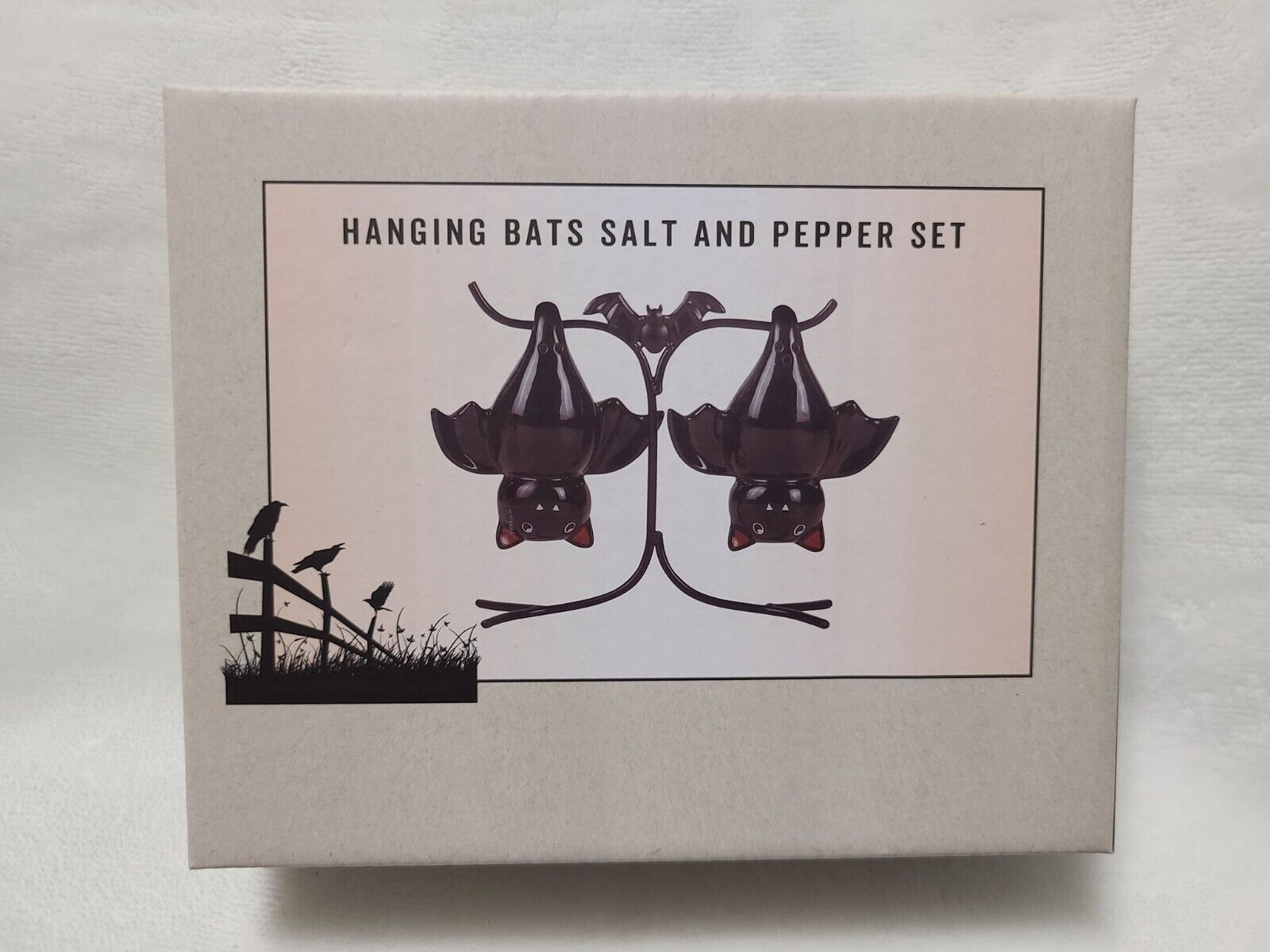 Cracker Barrel Hanging Bats Salt & Pepper Set