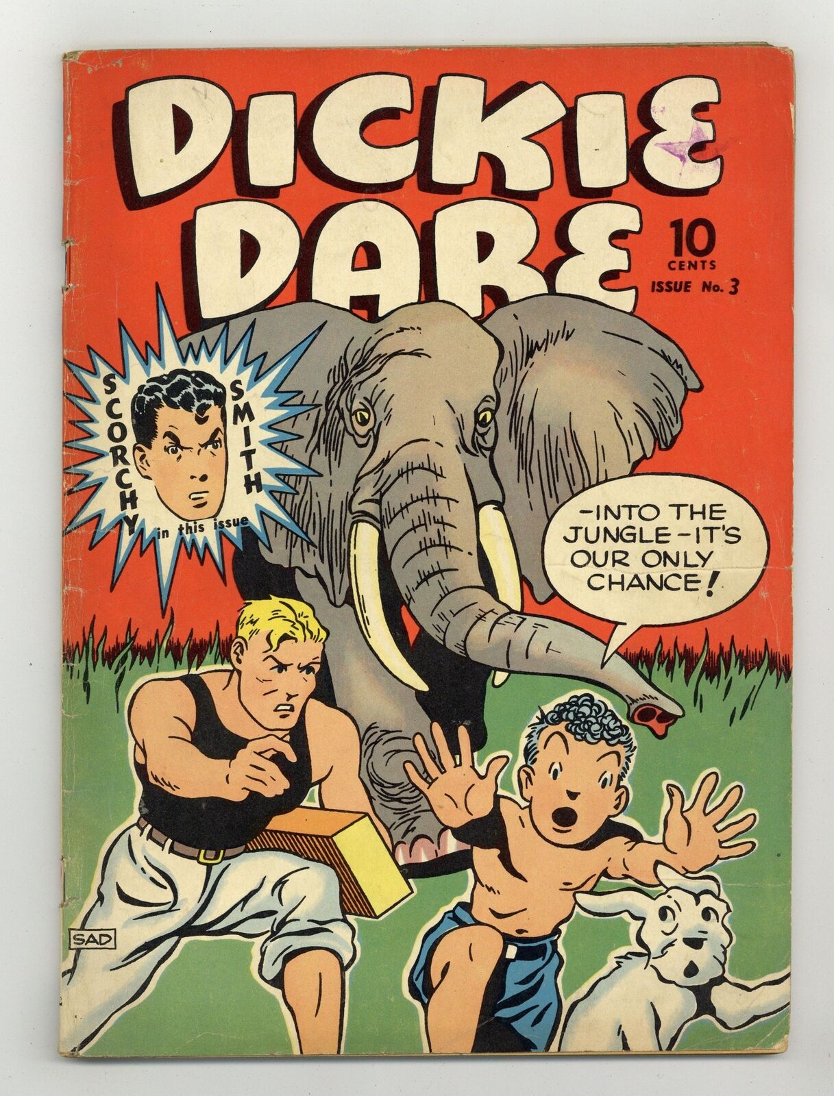 Dickie Dare #3 VG- 3.5 1942