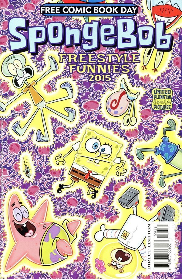 SpongeBob Freestyle Funnies FCBD 2015 VF Stock Image