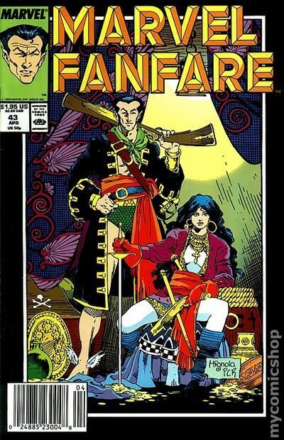 Marvel Fanfare #43 FN 1989 Stock Image