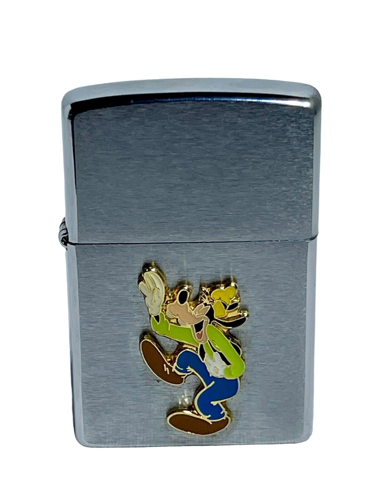 Vintage Zippo Lighter Disney’s Goofy The Dog Silver Rare