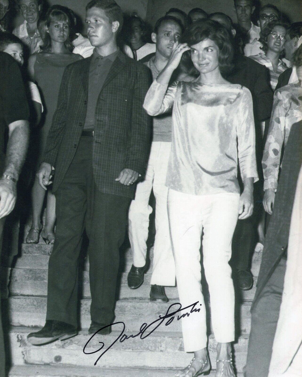 Paul Landis signed JFK assassination witness security  8x10 photo autographed #4