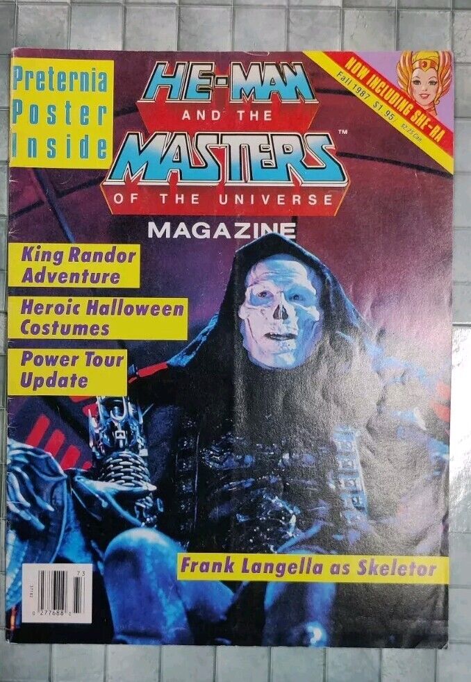 He-Man and the Masters of the Universe Magazine Fall 1987 W/Poster She-Ra