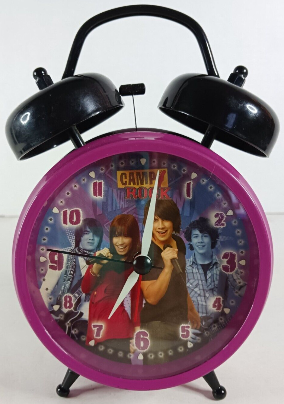 2008 Disney Camp Rock Twin Bell Alarm Clock *Rare*