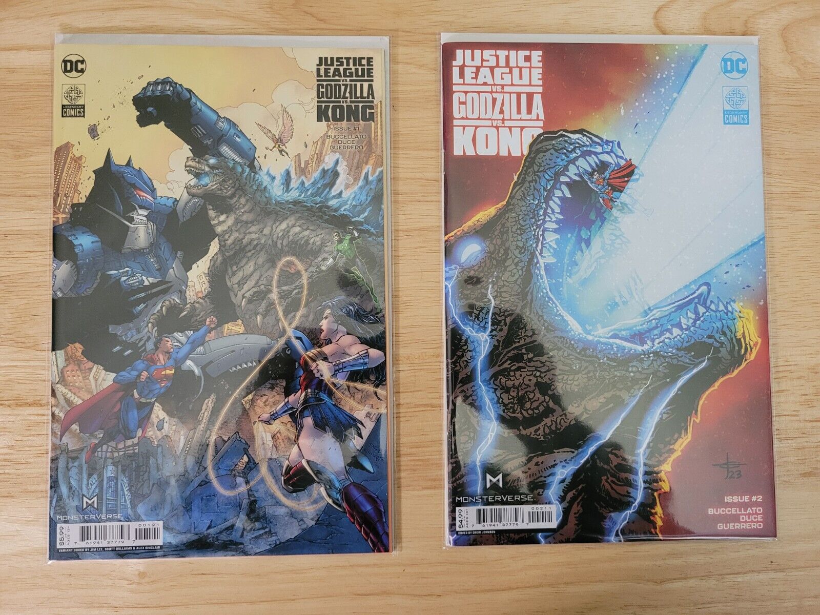 JUSTICE LEAGUE vs GODZILLA vs KONG (2024 DC) #1-7 Very Fine  Batman Superman 