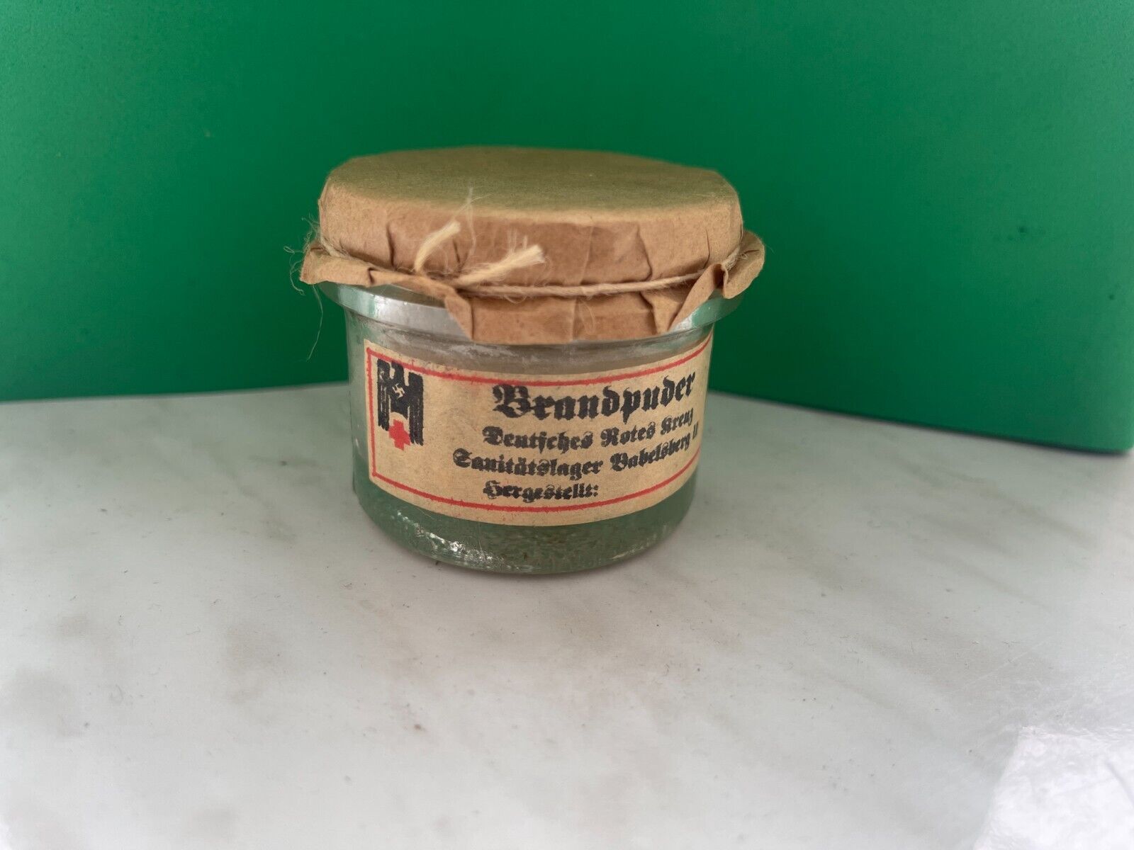 Rare Medical equipment Reich disinfectant powders 1943 WW2 WWII