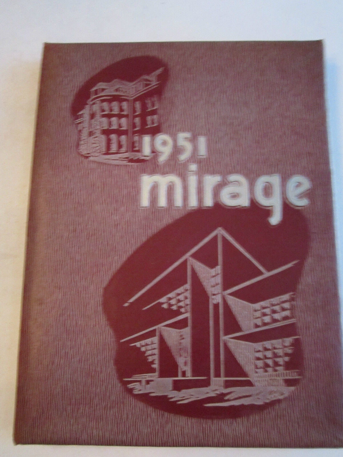 1951 THE TRINITY UNIVERSITY SCHOOL YEARBOOK - MIRAGE - SAN ANTONIO, TEXAS -NICE