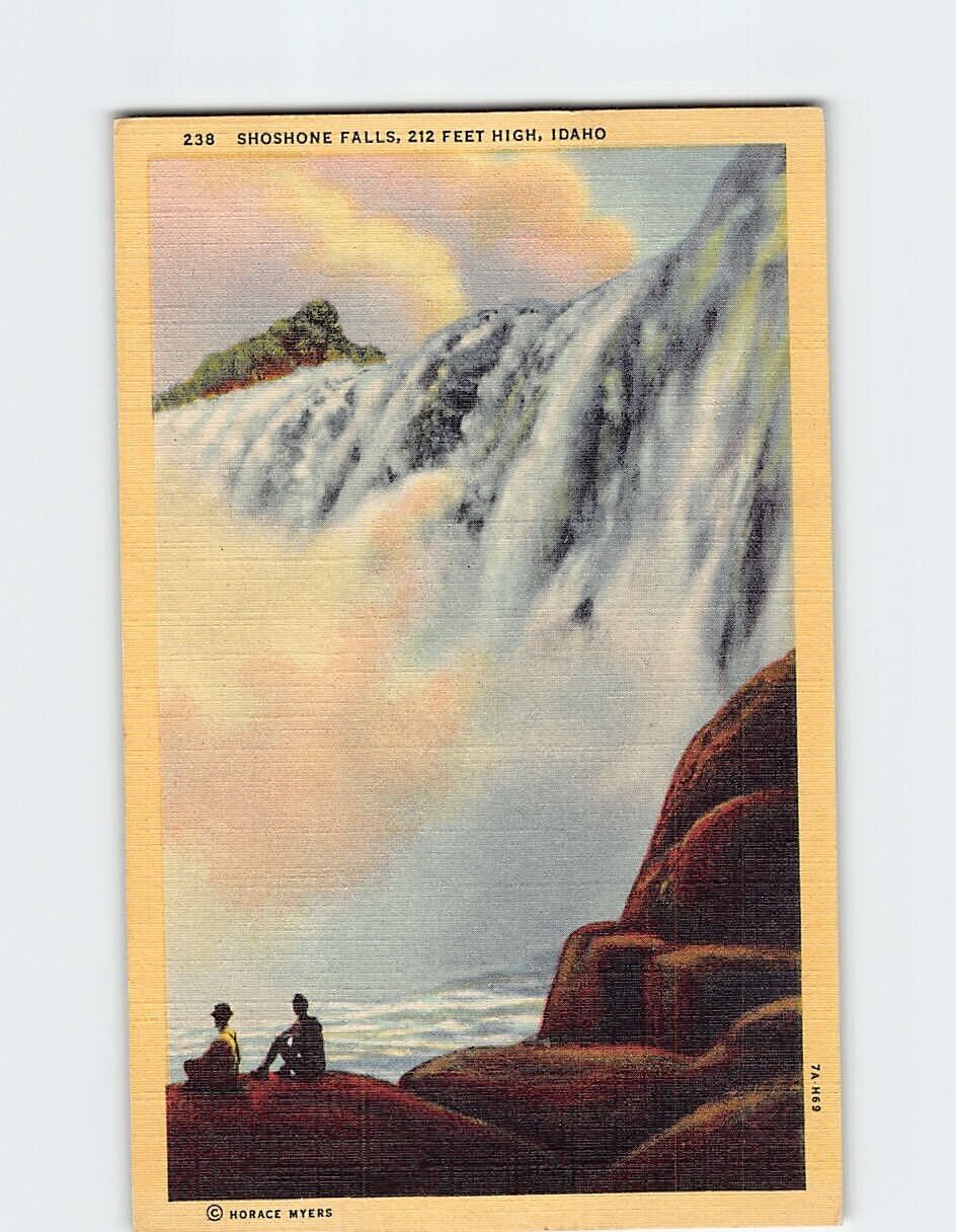 Postcard Shoshone Falls Twin Falls Idaho USA