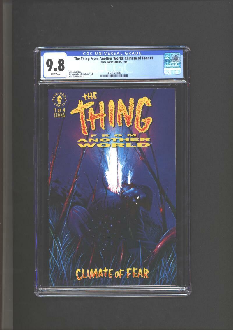 The Thing From Another World: Climate Of Fear #1 CGC 9.8 John Higgins Cover 1992