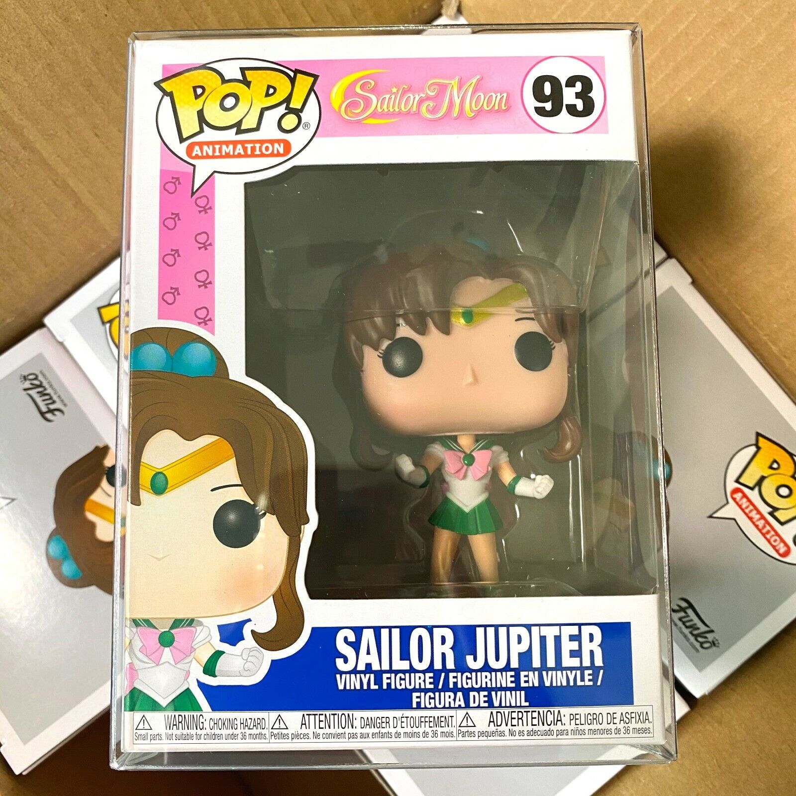 Funko Pop Sailor Moon : Sailor Jupiter #93 Vinyl w/Pop Case \
