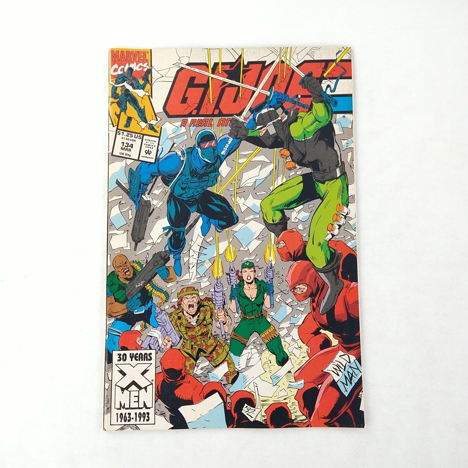 GI Joe: A Real American Hero #134 Low Print Run VF (1993 Marvel) Warehouse Find