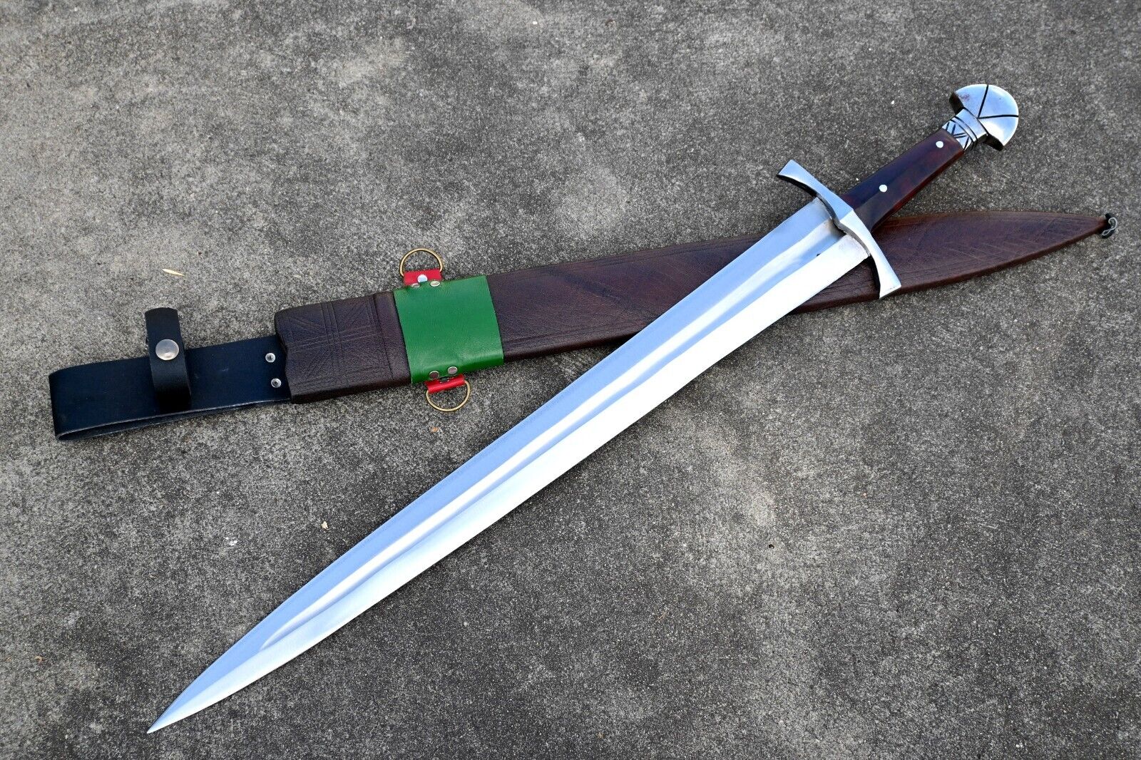 24 inches Long Blade Viking sword-Handmade sword-Hunting, Camping,tactical sword