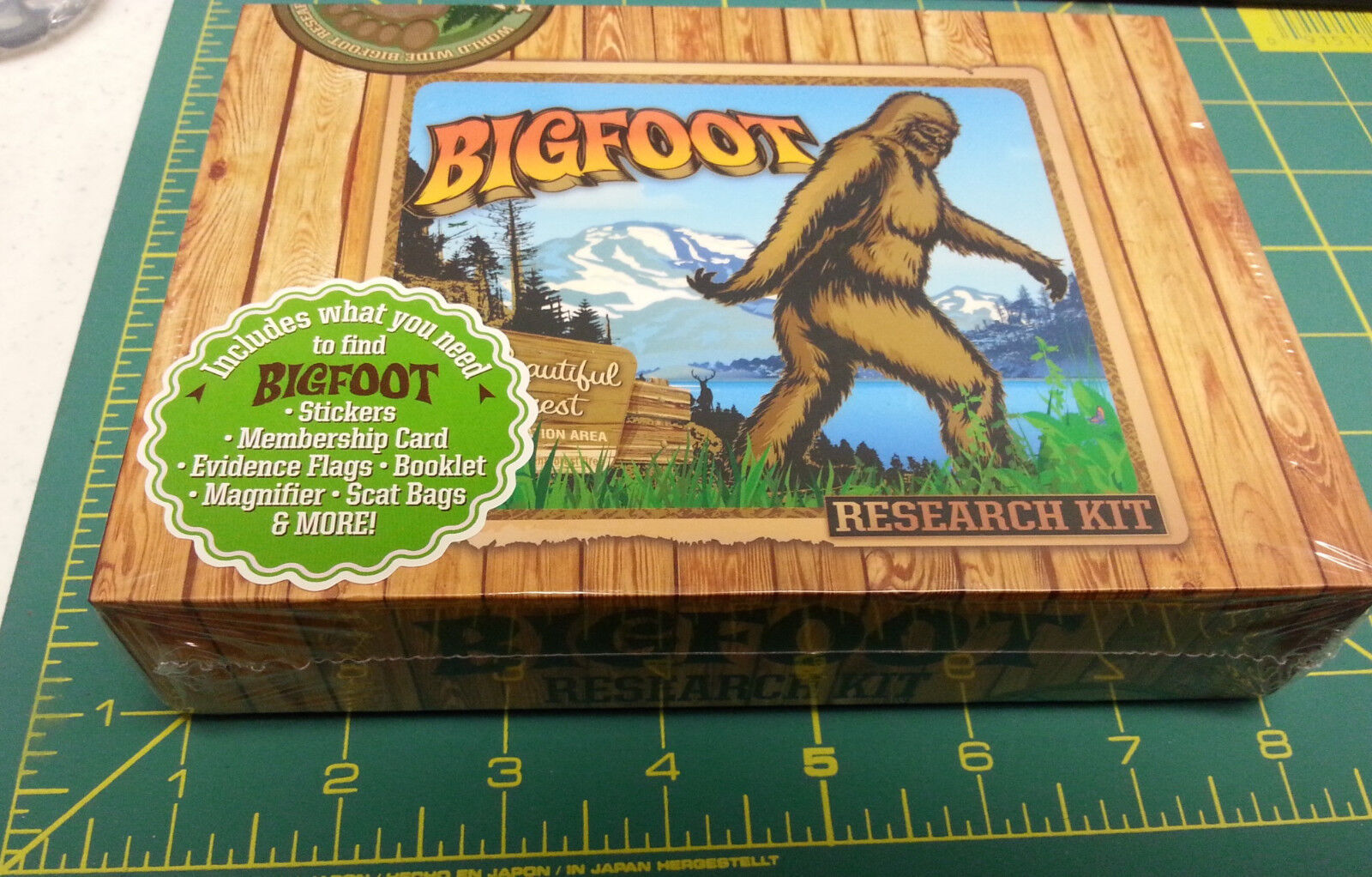 Bigfoot Research Kit - Box filled with Big foot research goodies New  Fun item