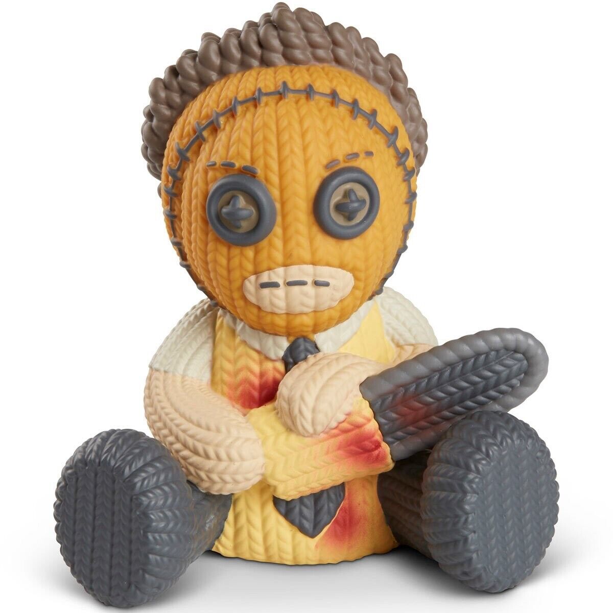 HMBR • LEATHERFACE Vinyl Figure • TEXAS CHAINSAW MASS Knit Series #7• Ships Free